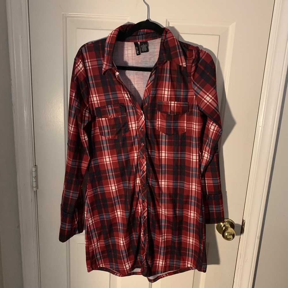 Flannel Dress💖